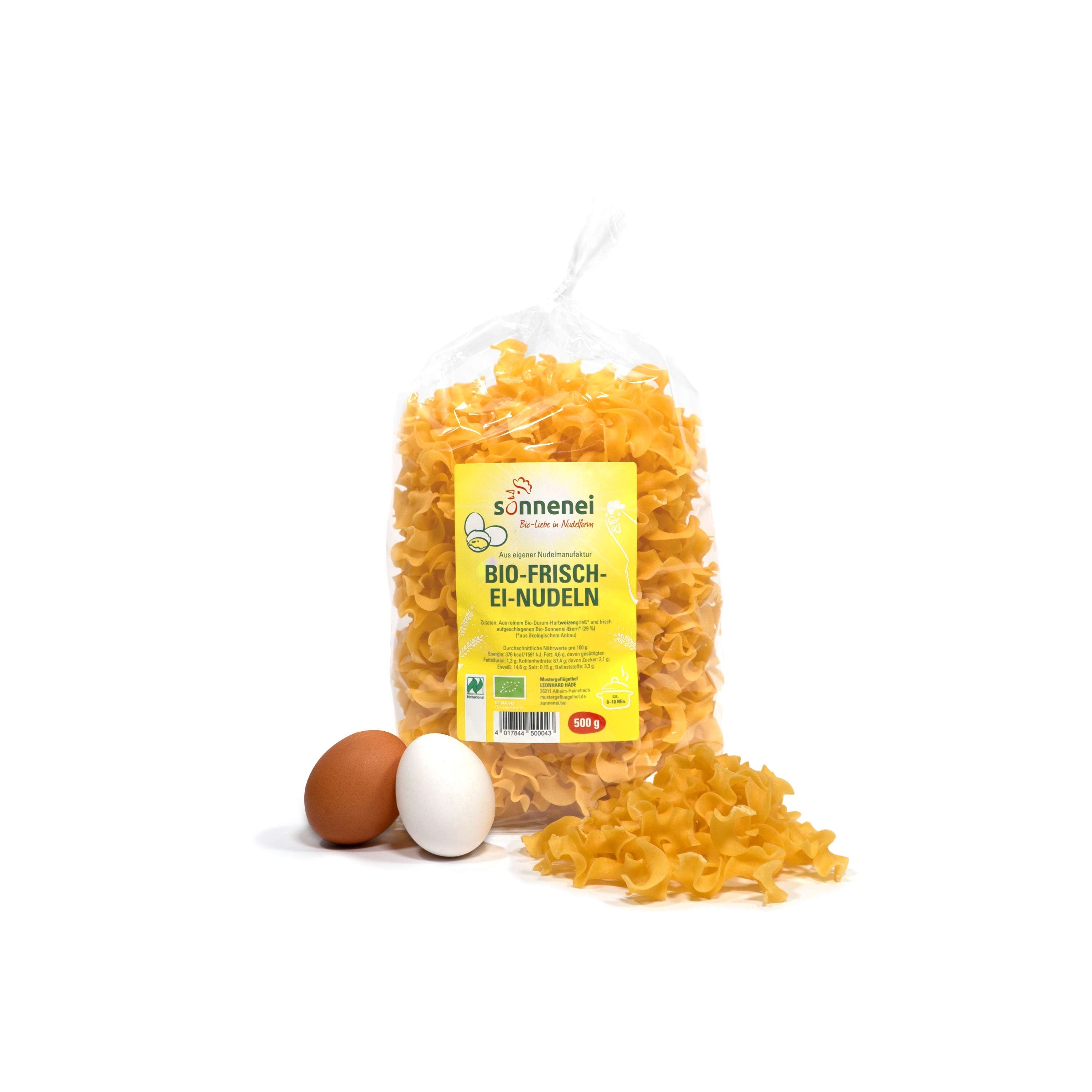 Bio-Nudeln Großes Wellenband 500 g