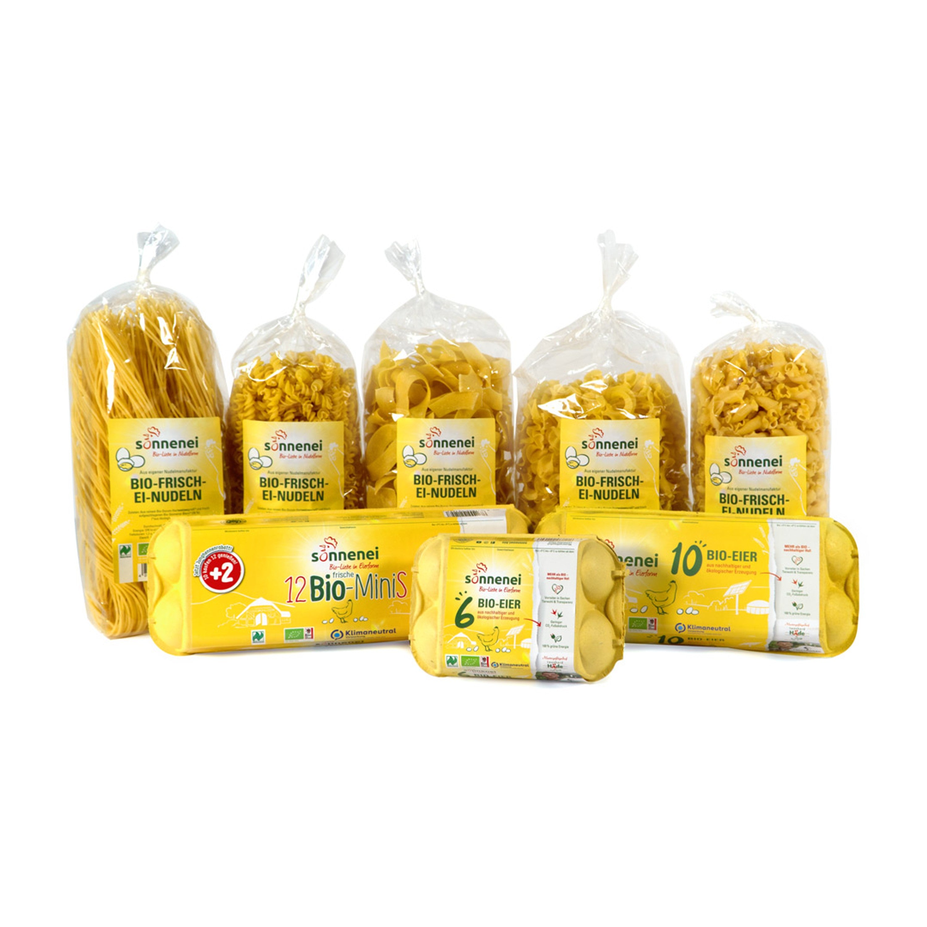 Eier- und Nudelpaket "Sonnenei"