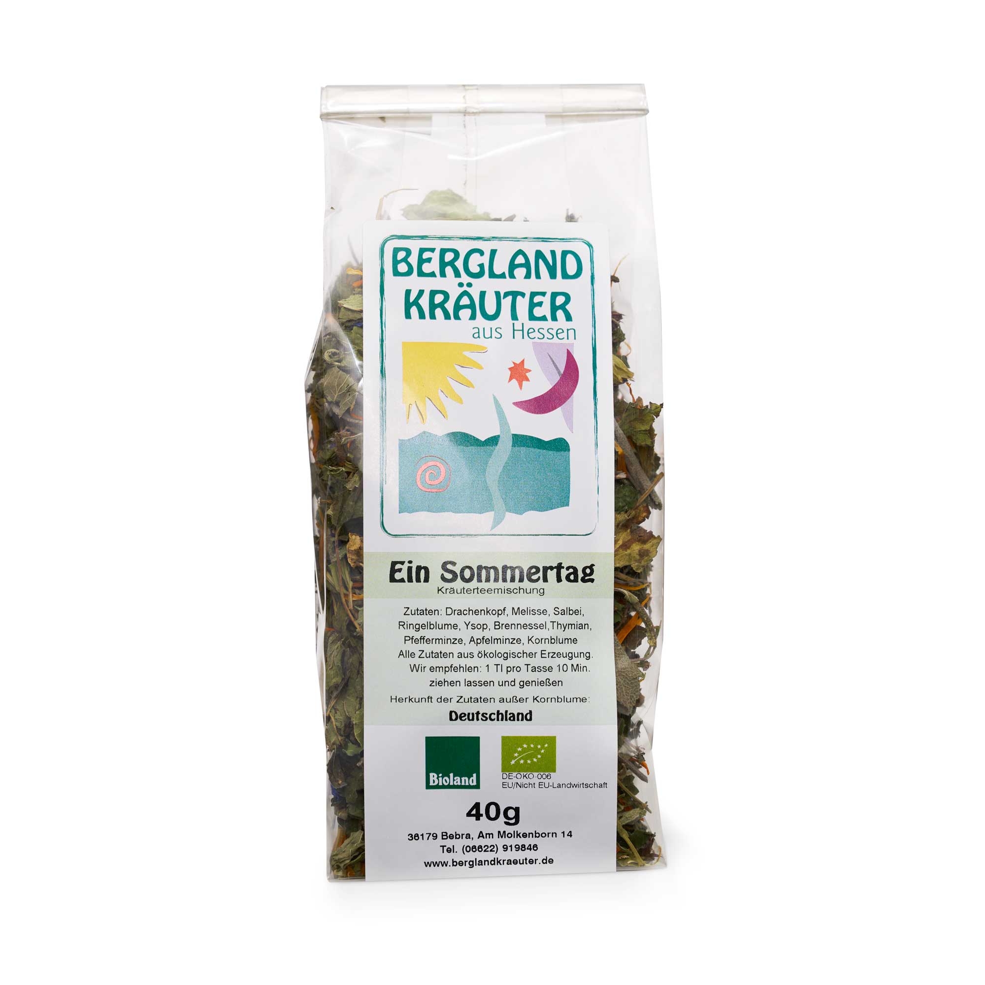 Ein Sommertag-Kräutertee