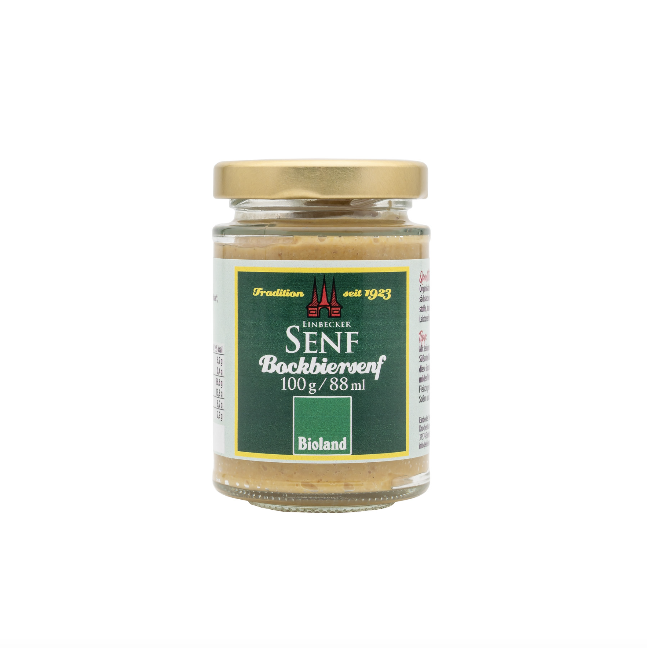 Einbecker Senfmühle Bockbiersenf, mittelscharf 100 g