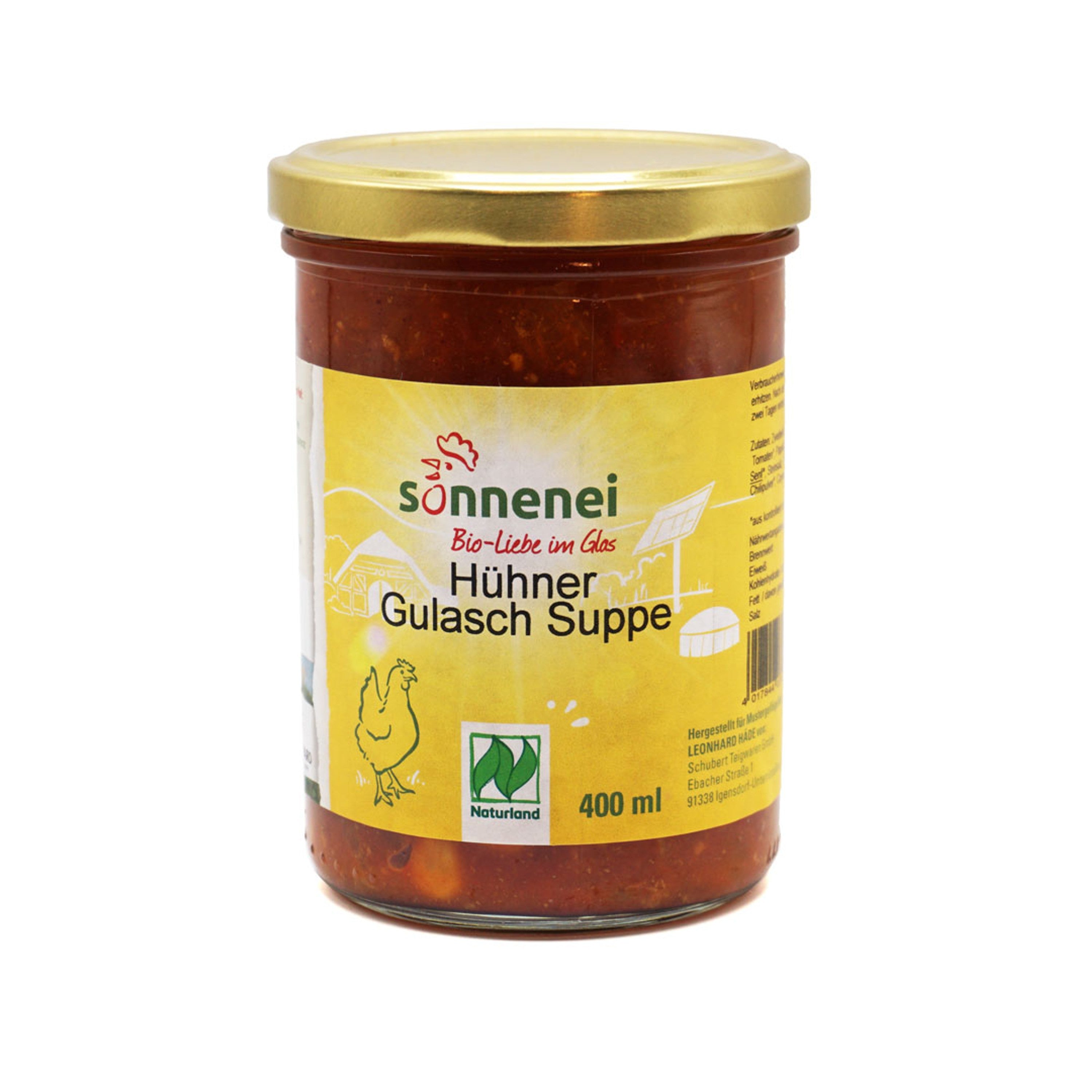 Hühner-Gulaschsuppe