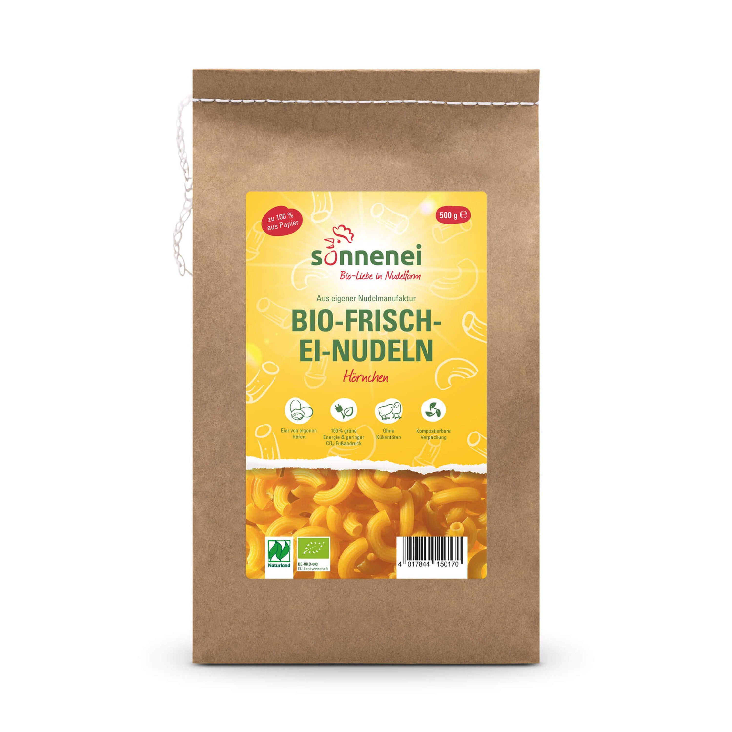 Bio-Nudeln Hörnchen 500 g