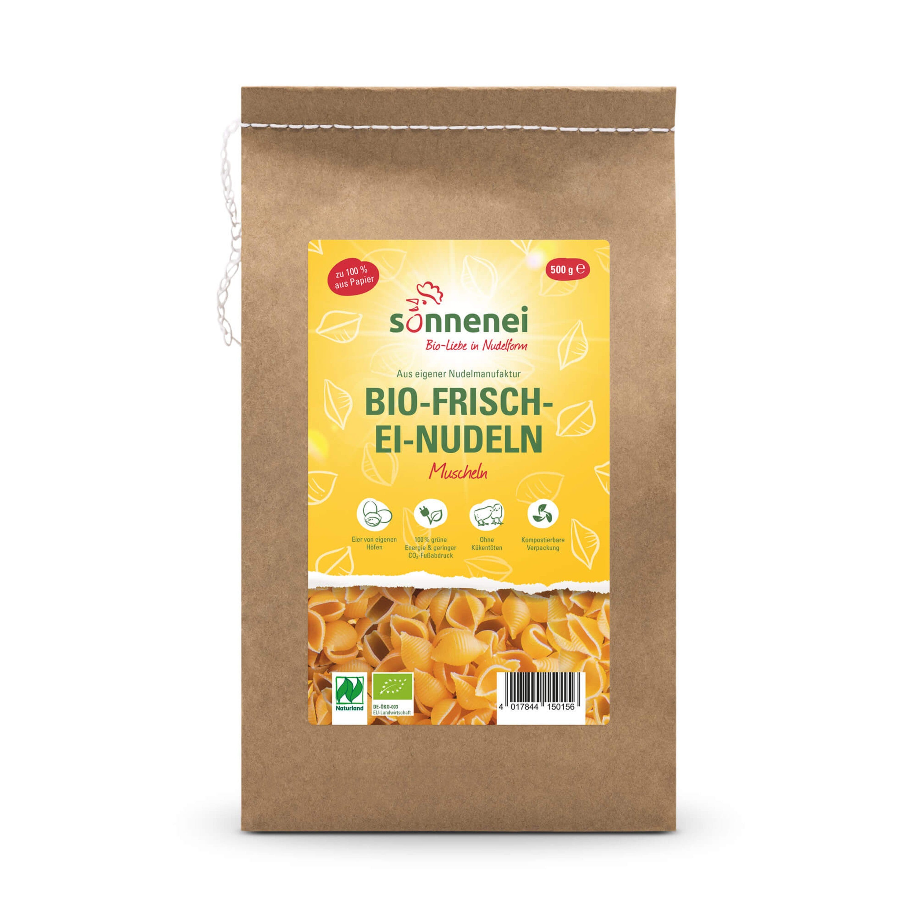 Bio-Nudeln Muscheln 500 g