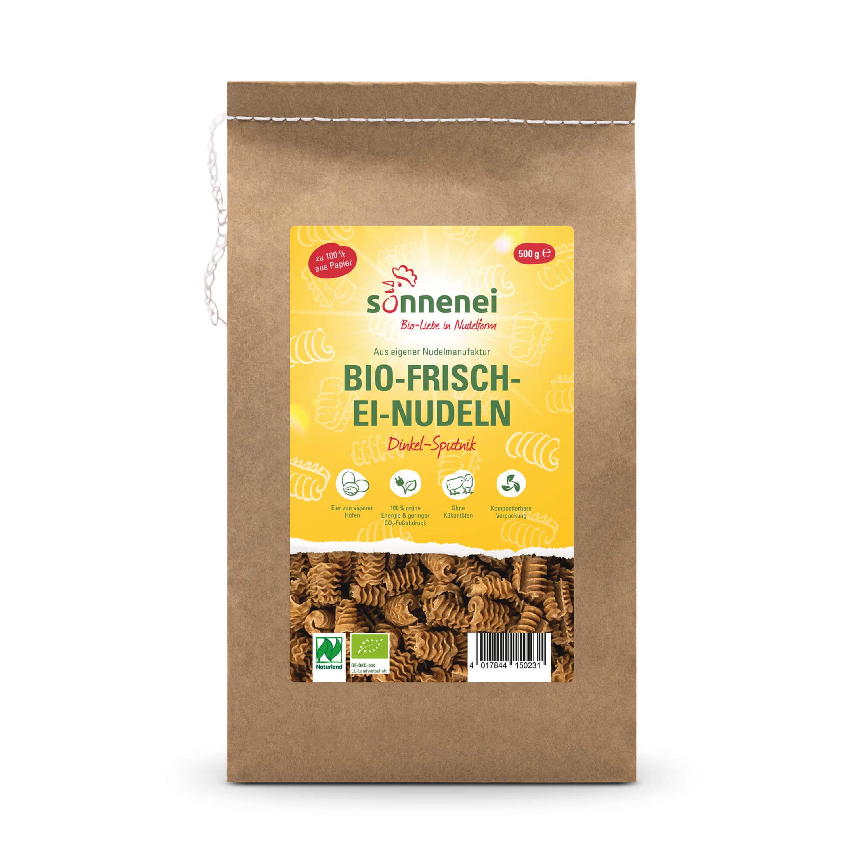 Bio-Dinkelnudeln Sputnik 500 g